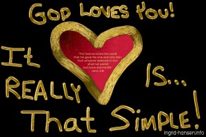 God is Love! Simple