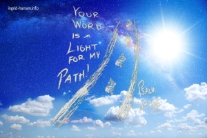Your Word lights my path